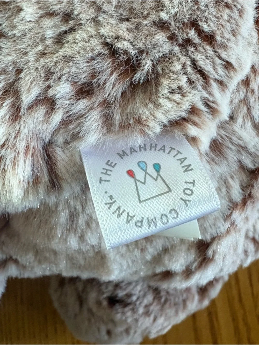 MANHATTAN TOY Woodlanders Ollie Hedgehog 12" Frosted Brown Plush Plush Soft 2016 - Picture 9 of 12